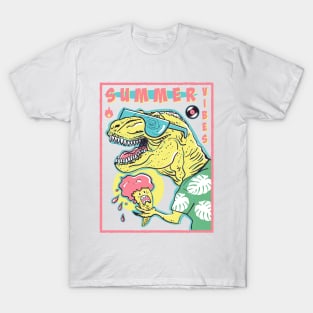 Summer Vibes T Rex T-Shirt